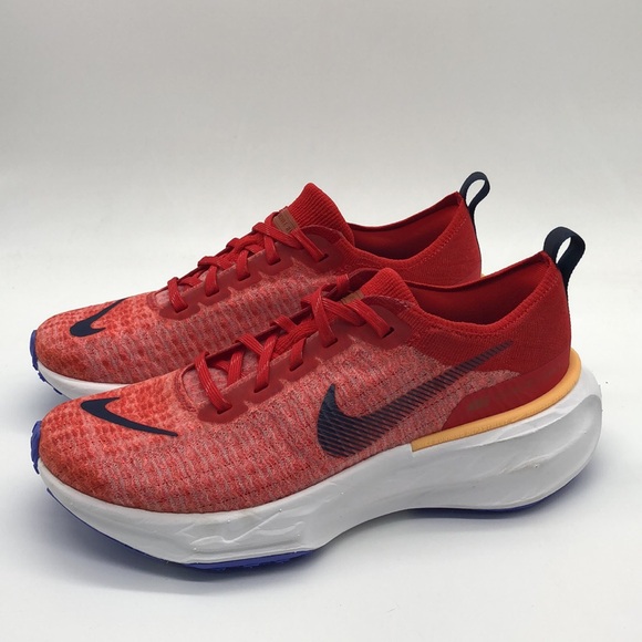 USED Men’s ZoomX Invincible run FK 3 Red/Blue/white DR2615-600 No Box - Picture 4 of 7